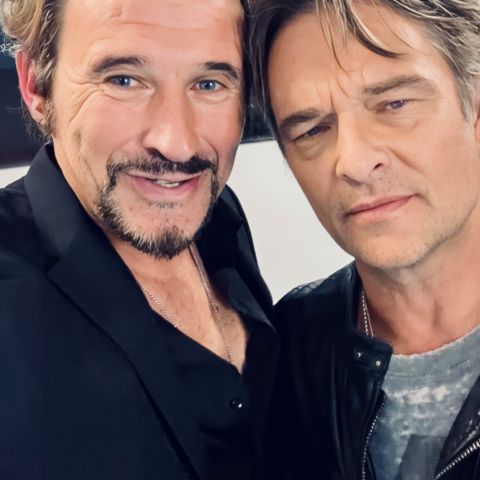 David Hallyday et Johnny Vegas en 2024