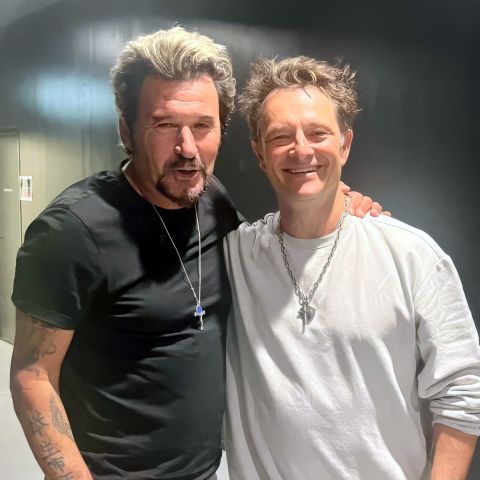 David Hallyday et Johnny Vegas en 2025