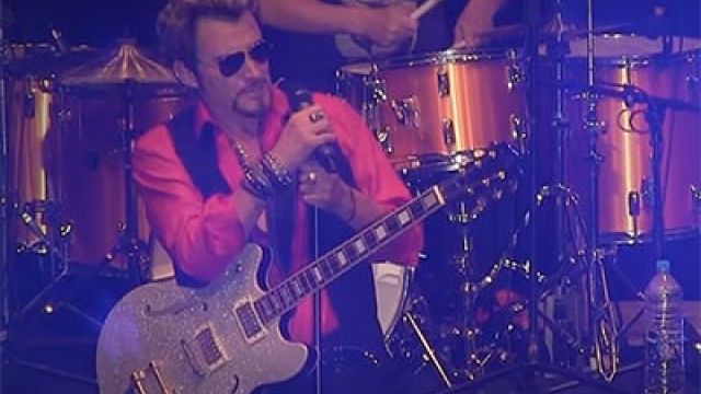 Le sosie de Johnny Hallyday en live