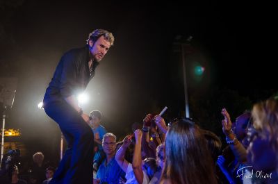 Concert en Corse du sosie de Johnny Hallyday