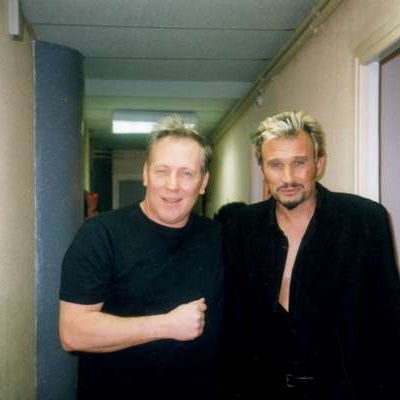 Plastic Bertrand et le sosie de Johnny