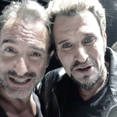 Jean Dujardin et Johhny Vegas sosie