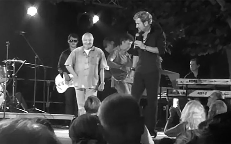 Sosie de Johnny en concert en Corse avec Michel Mallory