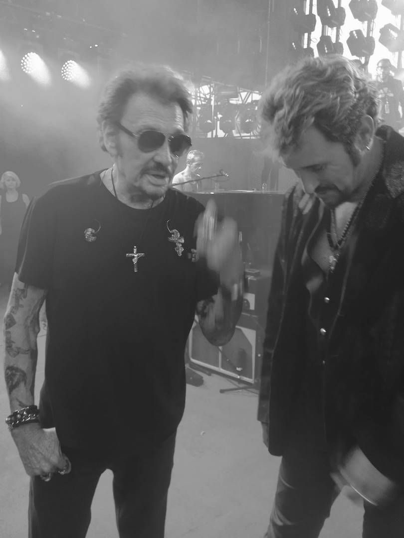 Johnny Hallyday rencontre son sosie